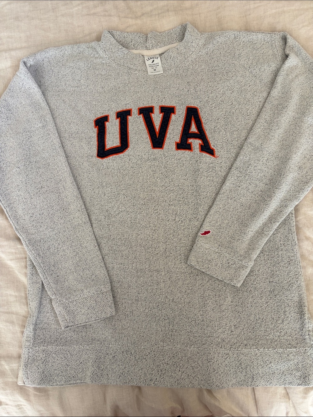 UVA Women's Gray Crewneck Sweatshirt